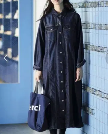 SunnyClouds 셔츠 원피스 G 데님 원피스 MP