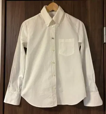 KEITA MARUYAMA 화이트 버튼 다운 드레스 셔츠