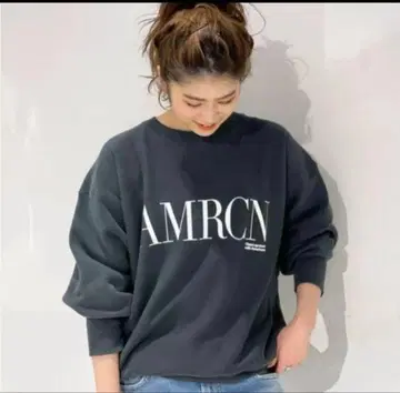 레어! 아메리카나 맨투맨 다크 그레이