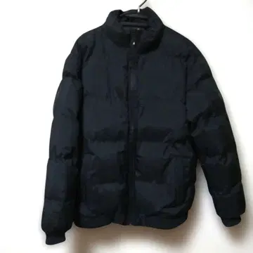 [ 새상품 ] 블랙 다운 자켓 스탠드 카라 (충전솜)