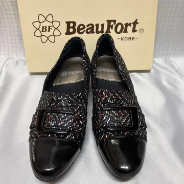 BeauFort 버클 플랫 펌프스 24cm 미사용 상자 없음