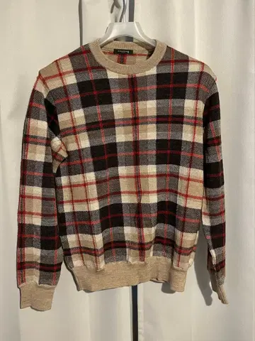 매킨토시 런던 체크 니트 스웨터 M