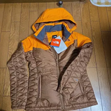 THE NORTH FACE 다운 자켓 브라운/오렌지