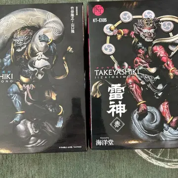 카이요도 타케야식 자재입상 풍신 뇌신 피규어