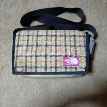 새상품급 THE NORTH FACE 숄더백 체크 무늬