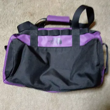 새상품급 THE NORTH FACE 보스턴 백 블랙/보라색 숄더