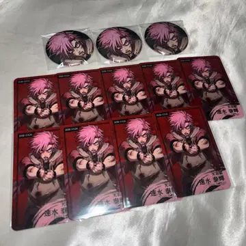 휴먼버그 대학 카페 아마기 전쟁 캔뱃지 폴라로이드 카드 하야미 타이키