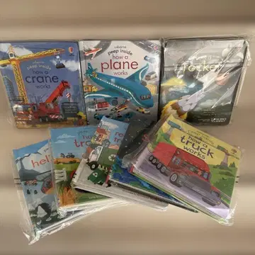 팝업북 Usborne 자동차 등 그림책 8권 세트