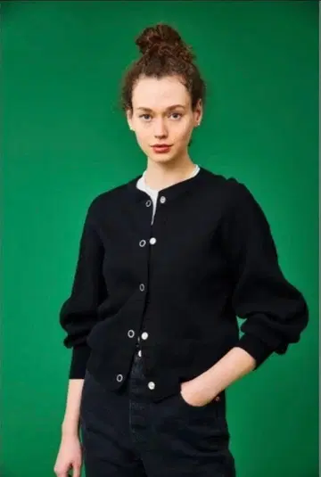 THE SHINZONE 신존 케이프린 가디건 블랙