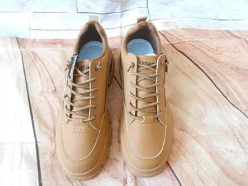 로우컷 스니커즈 쿠션 깔창 캐러멜 28cm 미사용 빅 사이즈