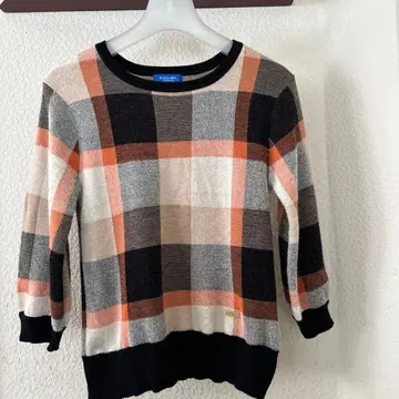 BLUE LABEL CRESTBRIDGE 체크 무늬 스웨터 38