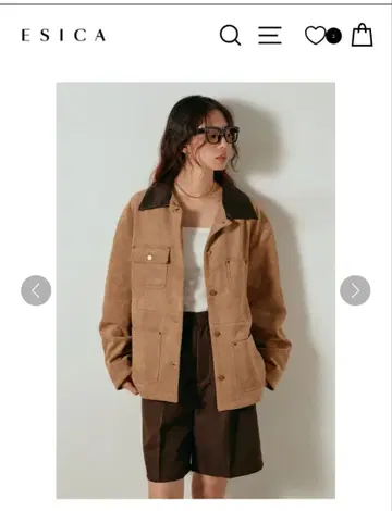 상품 설명 필독 에시카 옷깃 인조 가죽 오버 사이즈 자켓