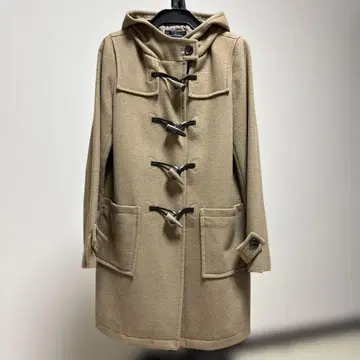 그린 라벨 릴랙싱 베이지 더플 코트 후드 부착 40