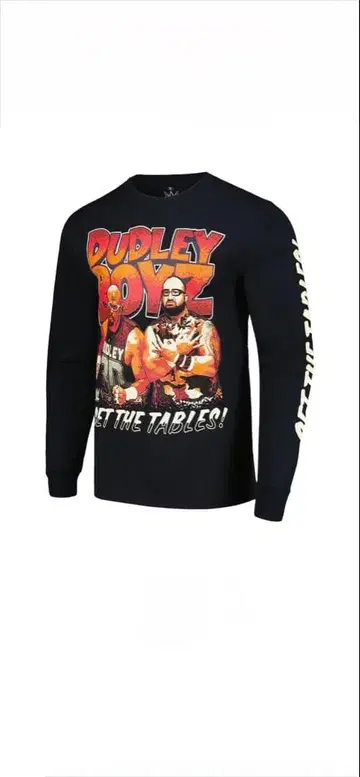 미개봉 WWE 프로레슬링 T셔츠 더들리 보이즈 긴팔 롱티