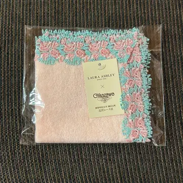 새상품 긴자와 레이스 미니 타월 손수건 로라 애슐리 튤 로즈