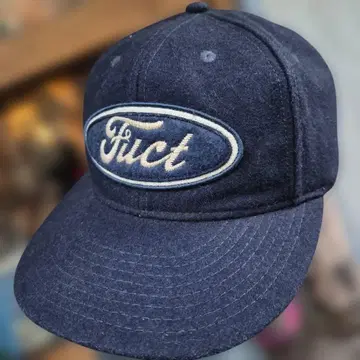 구하기 어려움 Fuct 오벌 울 캡 네이비 프리 사이즈 90년대