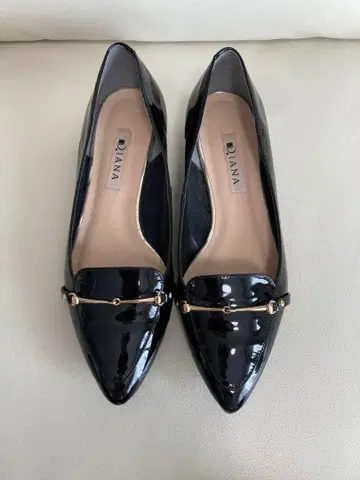 다이애나 펌프스 로퍼 블랙 23.5