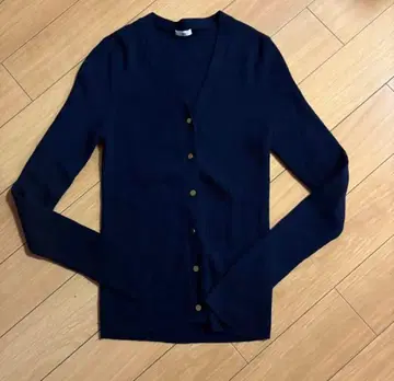 이에나 네이비 긴팔 가디건