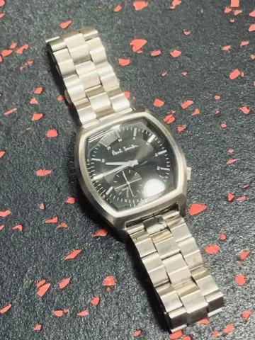 Paul Smith 아날로그 시계 블랙