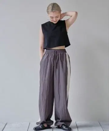 TODAYFUL 나일론 라인 팬츠