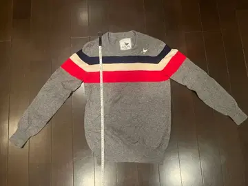 CLUNK 스트라이프 스웨터 M 그레이