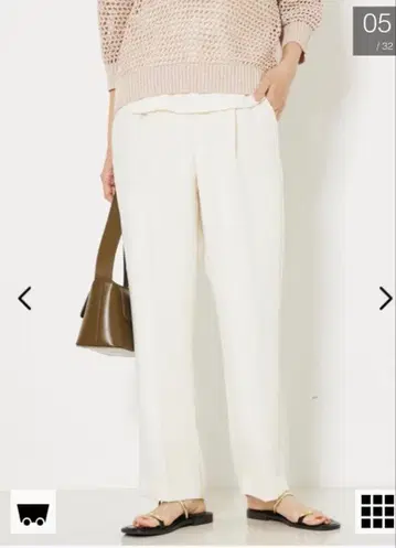 qualite 터키 새틴 스트레이트 팬츠