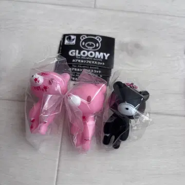 GLOOMY 캡슐 소프트 비닐 마스코트 3종 세트