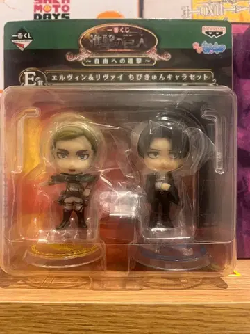 진격의 거인 엘빈 리바이 치비큥 캐릭터 세트