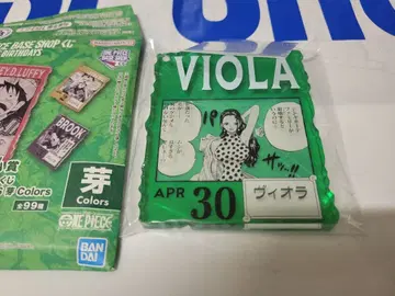 ONE PIECE BASE SHOP 복권 아크릴 블록 비올라