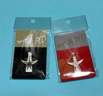 새상품 오카모토 타로 태양의 탑 핀 배지 핀즈 앞&뒷면 2개 세트