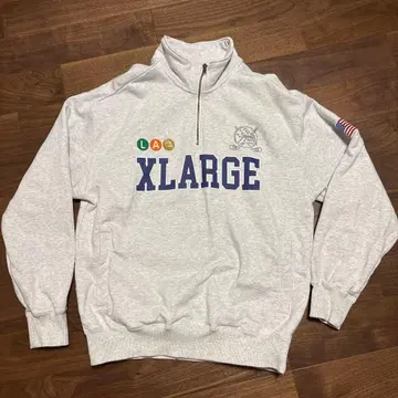 XLARGE 트레이닝복 하프 지퍼