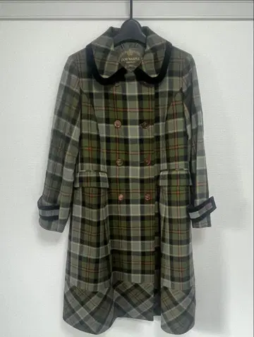 주말 한정판 JaneMarple 제인 마플 타탄 체크 코트