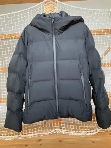 남성용 심리스 다운 후드티/3D 컷