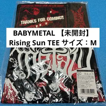 [ 미개봉 ] BABYMETAL Rising Sun TEE 사이즈: M