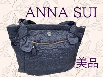 [새상품급] 안나수이 ANNA SUI 퀼팅 숄더백 대용량 나비