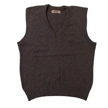 USA제 90s 빈티지 니트 베스트 V넥 무지 X157