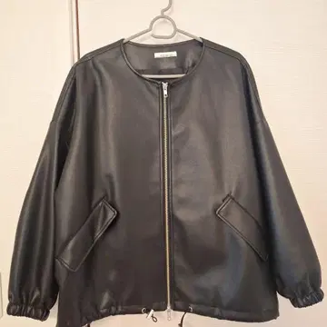 ELENCARE DUE 페이크 가죽 자켓