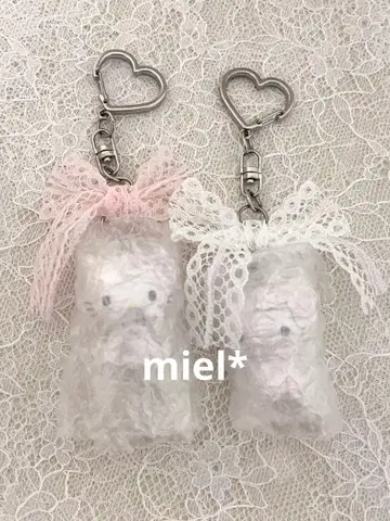 챠미 키티 시크릿 키링