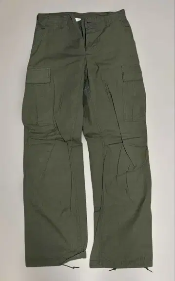 올리브 그린 워크 팬츠