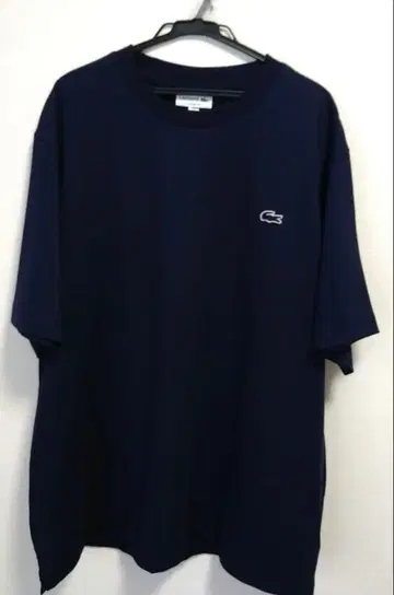 LACOSTE 남성용 티셔츠 네이비 M
