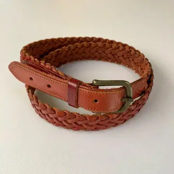 잉글랜드제 L.L.BEAN 웨빙 벨트 버건디