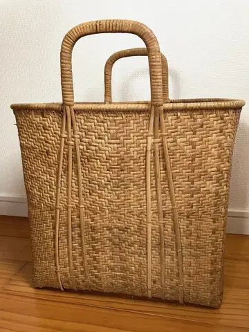 바스켓백 / 쇼와 레트로 / 앤티크 / 바스켓