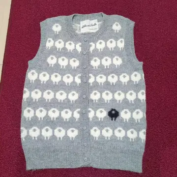 페루산 알파카 니트 베스트