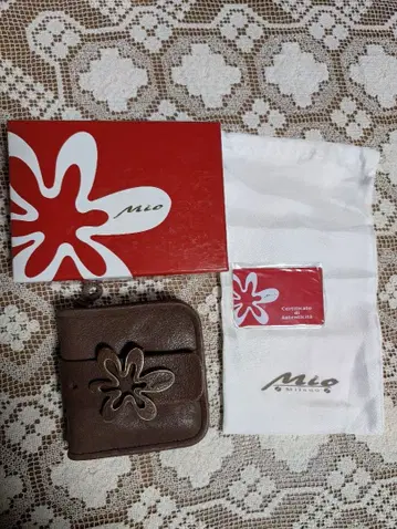 미오밀라노 브라운 접이식 지갑 MioMilano 미사용