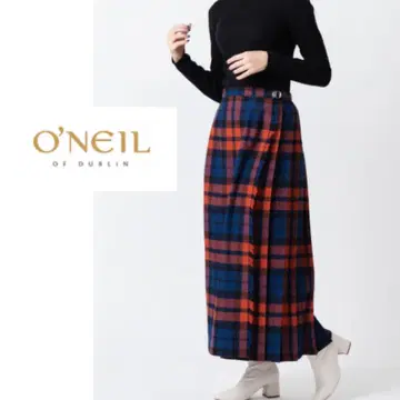 O'NEIL of DUBLIN 울 믹스 퀼트 스커트