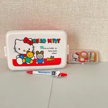 헬로키티 HELLO KITTY 3종 세트 구 로고 포함 헤이세이 레트로