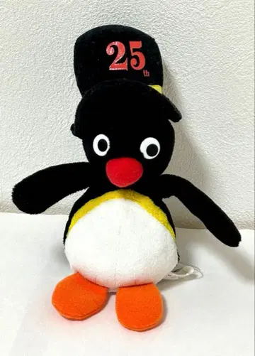 레어! 25주년 기념 핑구 봉제 인형 약 17cm 즉시 구매 가능!