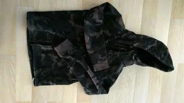 BEAMS 카모 패턴 후드 부착 점퍼