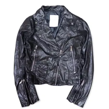 아카이브 스터드 레더 라이더스 재킷 y2k