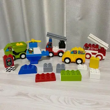 레고 듀플로 처음 만나는 듀플로 여러 가지 탈것 박스 + 빨간 사다리차